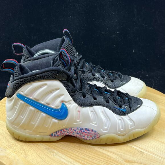 Nike Boys Little Posite Pro 644792-102 White Basketball Sneakers Sz 7y/ 8.5 W - Picture 5 of 12